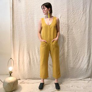 Eve Gravel Saint Germaine Jumpsuit- Tournesol- XS